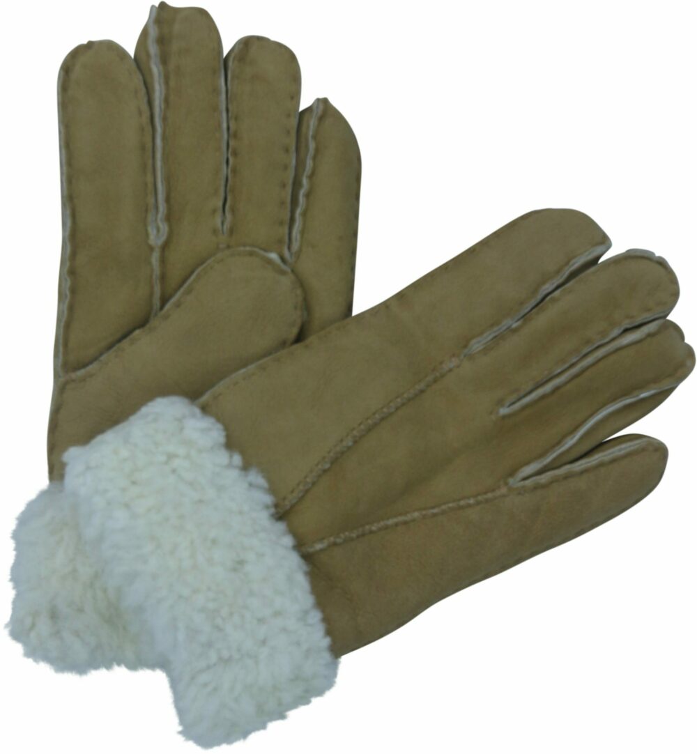 Ladies' Sheepskin Gloves in Autumnal Colours