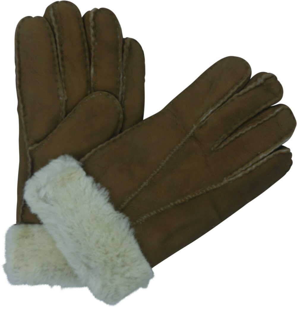 Ladies' Sheepskin Gloves in Autumnal Colours