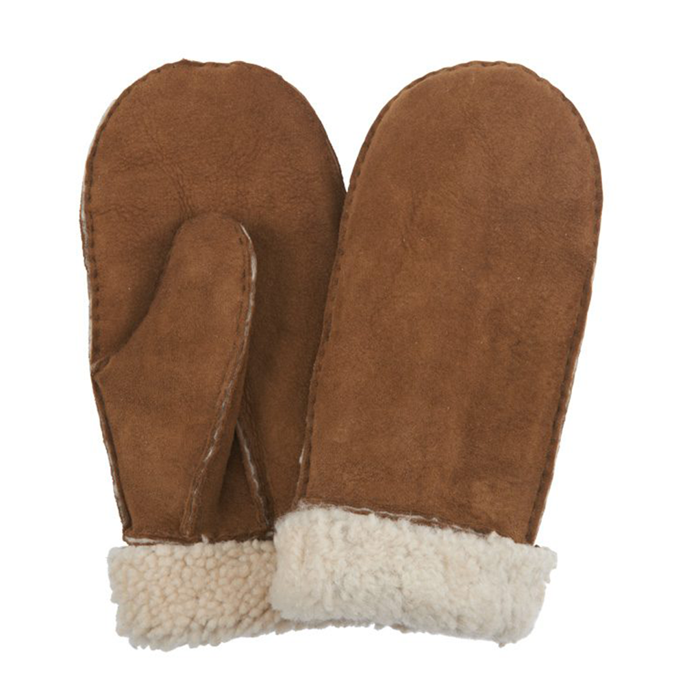 Fabulously Fleecy Mitten in Autumnal Colours