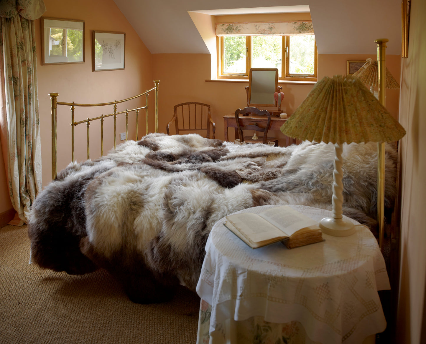 Herdwick and Grey Toned Sheepskin Rugs