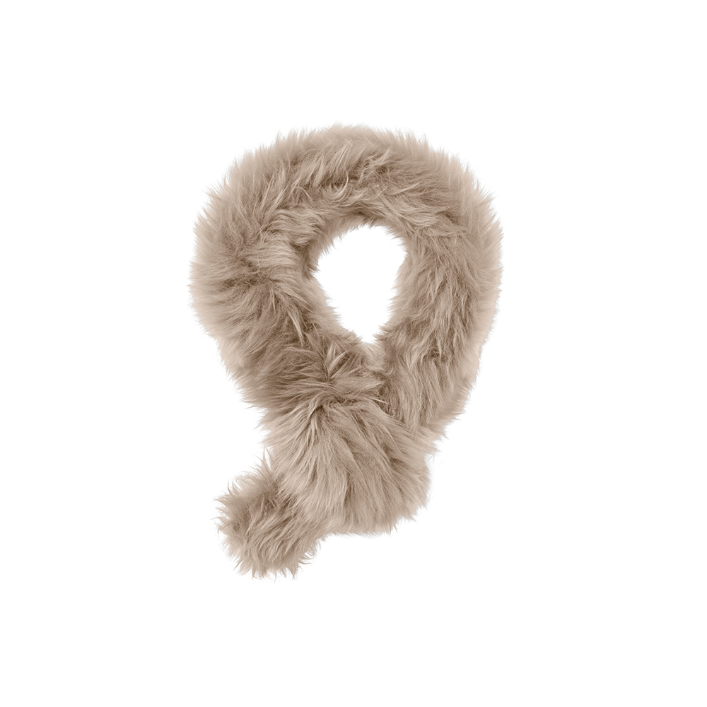 Longwool Sheepskin Scarf (in two colours)