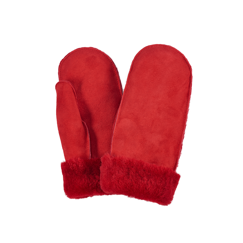 Special Addition Red Luxury Long Cuff Mitten
