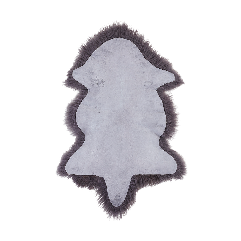 Luxury Tibetan Lambskin in Dark Grey