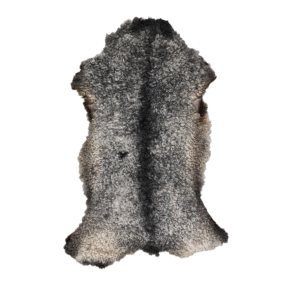 Luxury Gotland Sheepskin in Grey Tones