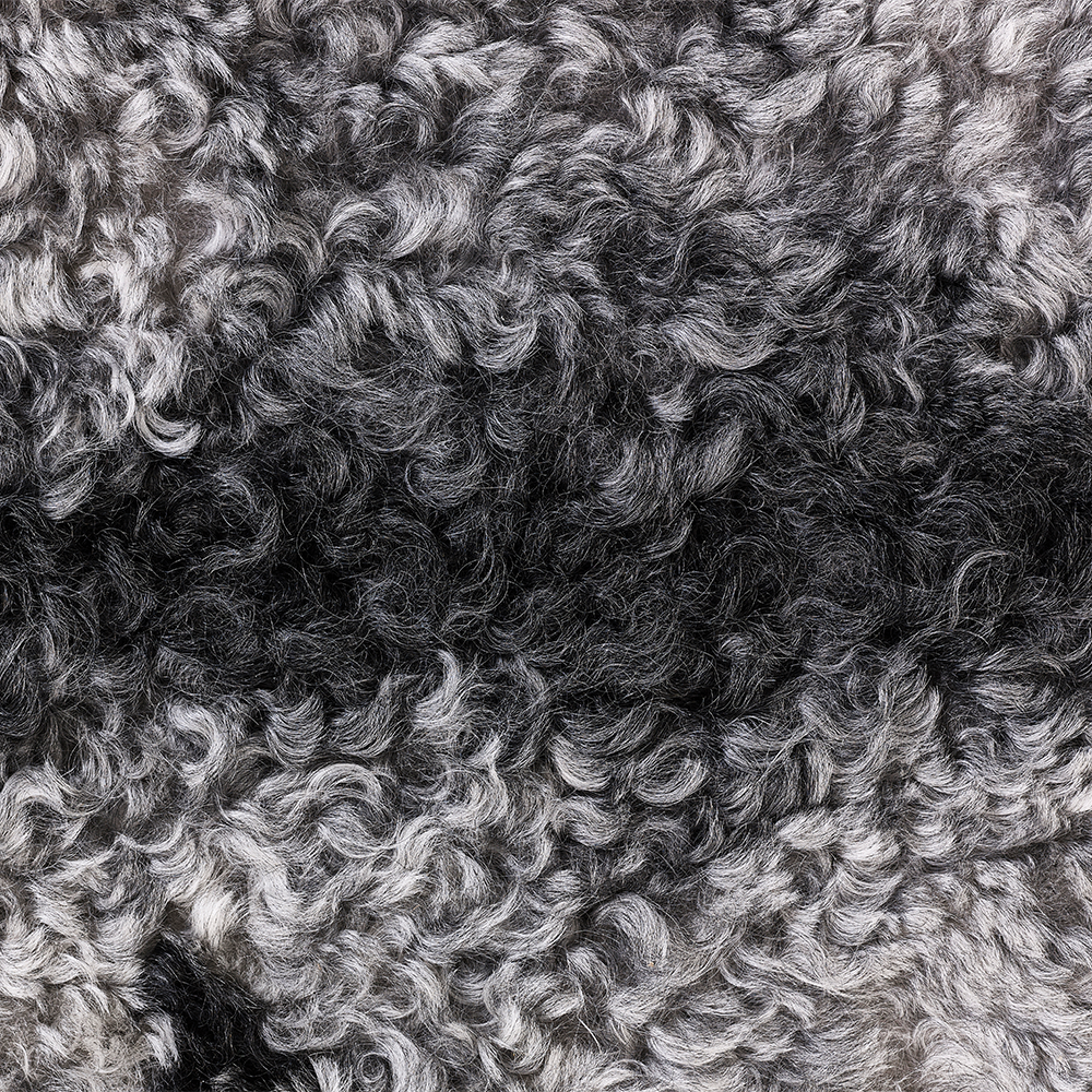Luxury Gotland Sheepskin in Grey Tones