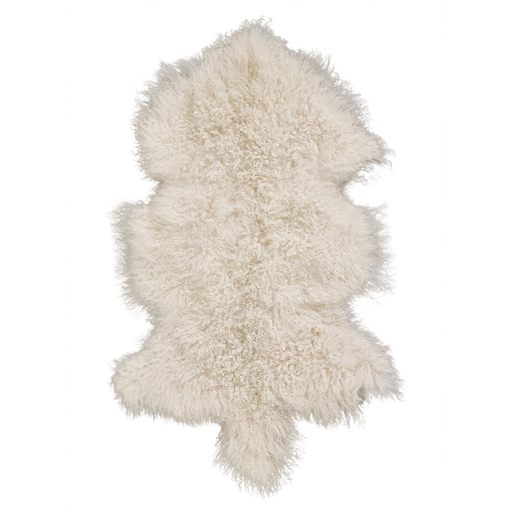 Luxury Tibetan Lambskin in Ivory