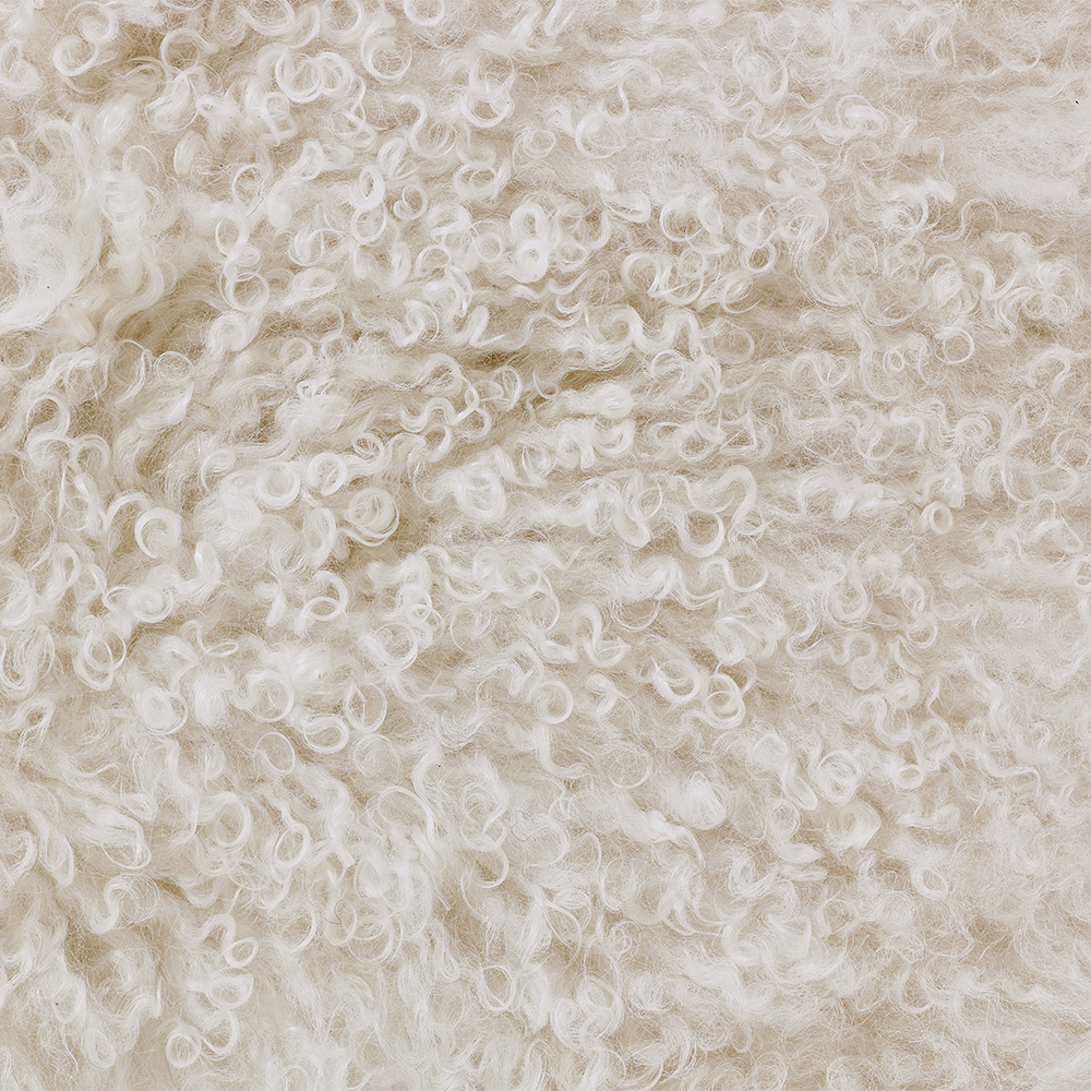 Luxury Tibetan Lambskin in Ivory