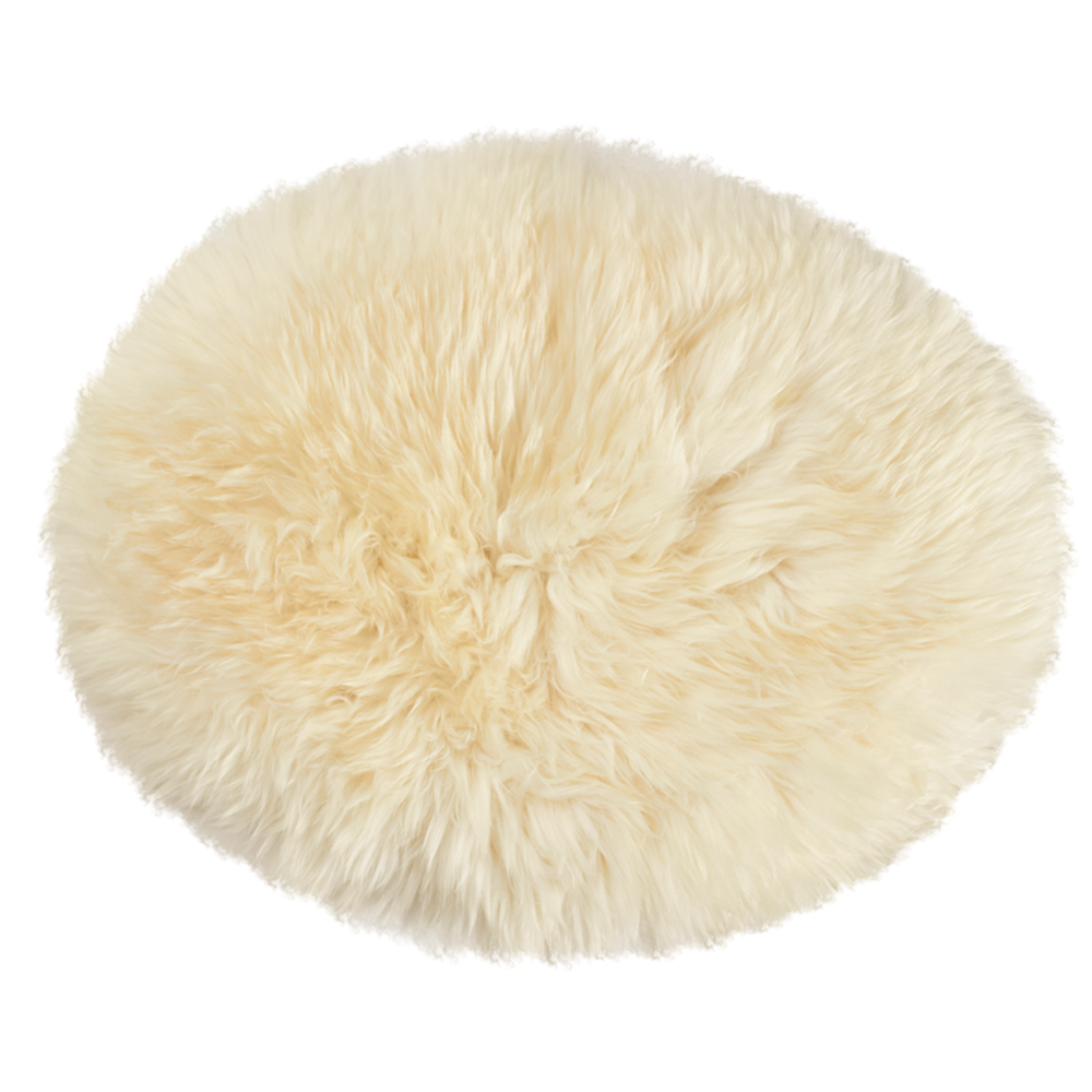 Natural Cream Oval Sheepskin