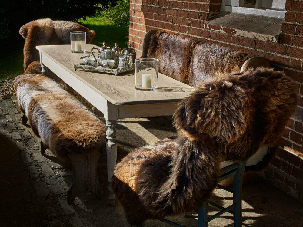 Individual Rare Breed Sheepskin Rug