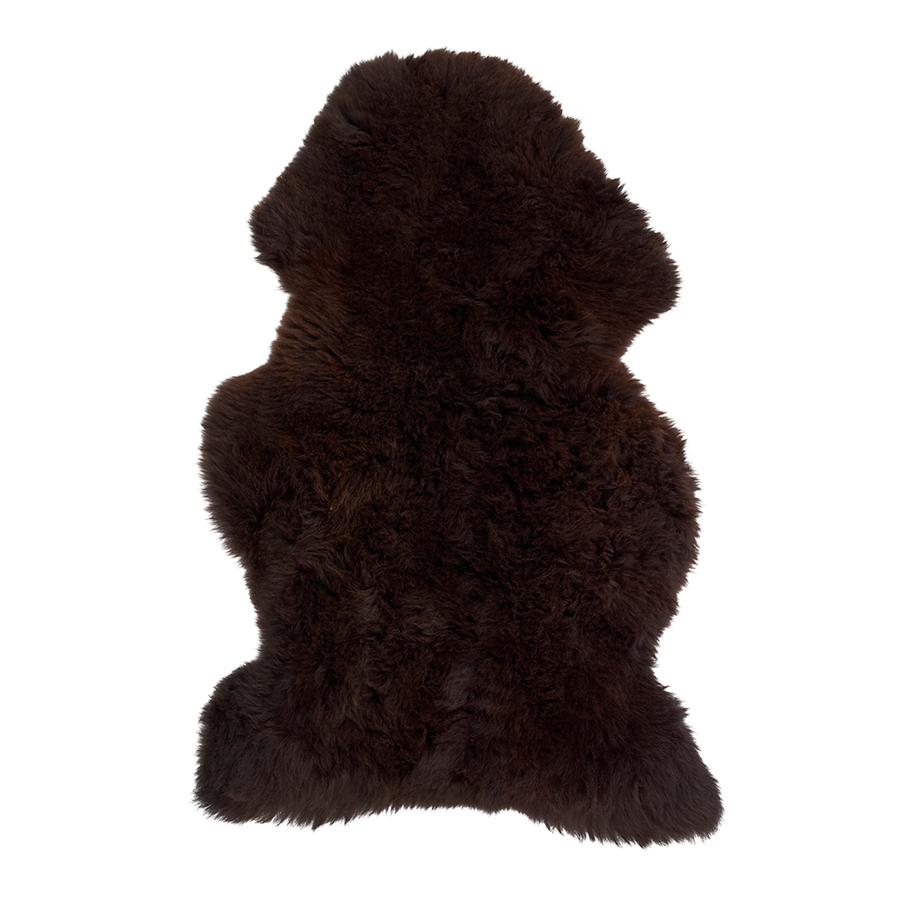 Rare Breed Brown Sheepskin Rug