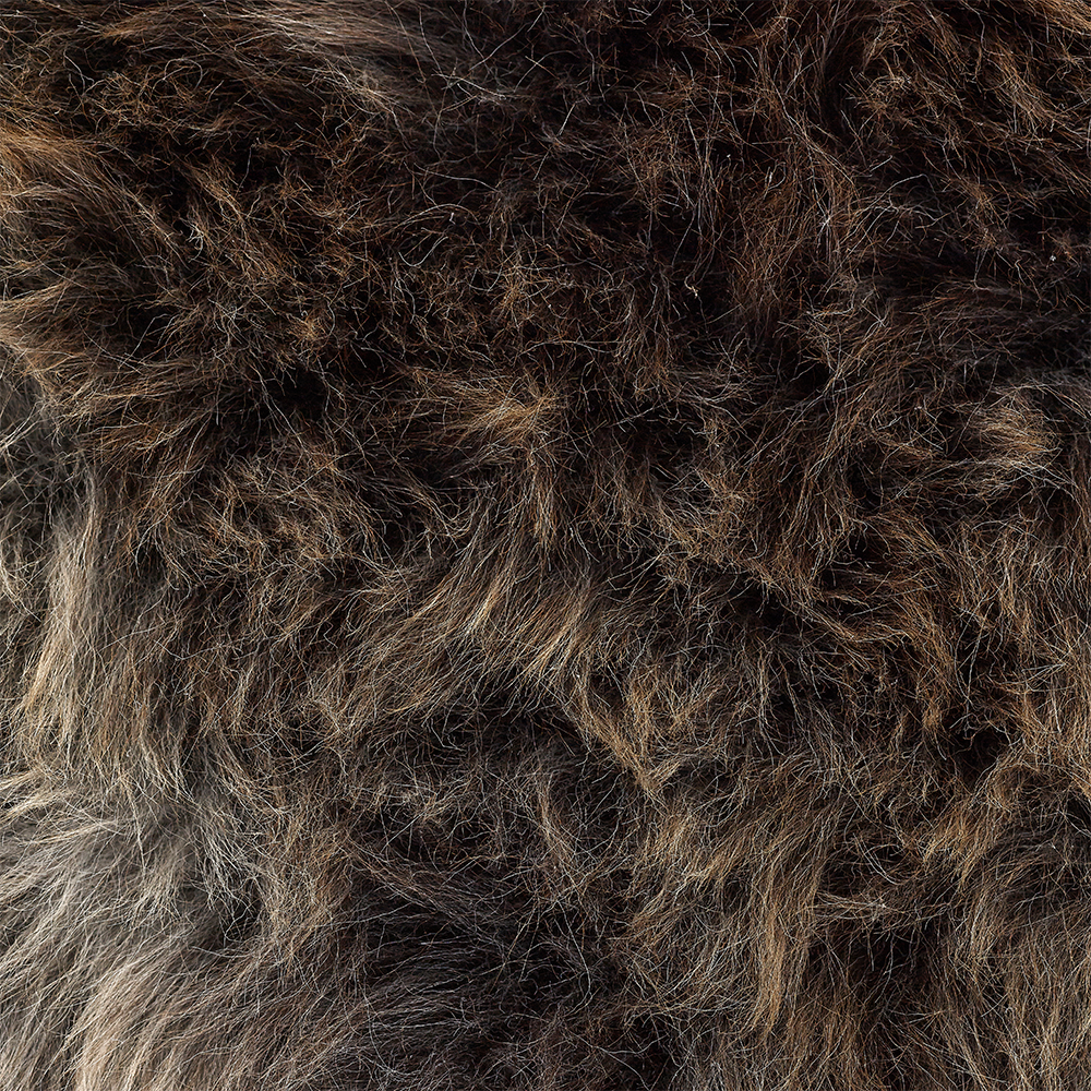 Rare Breed Brown Sheepskin Rug