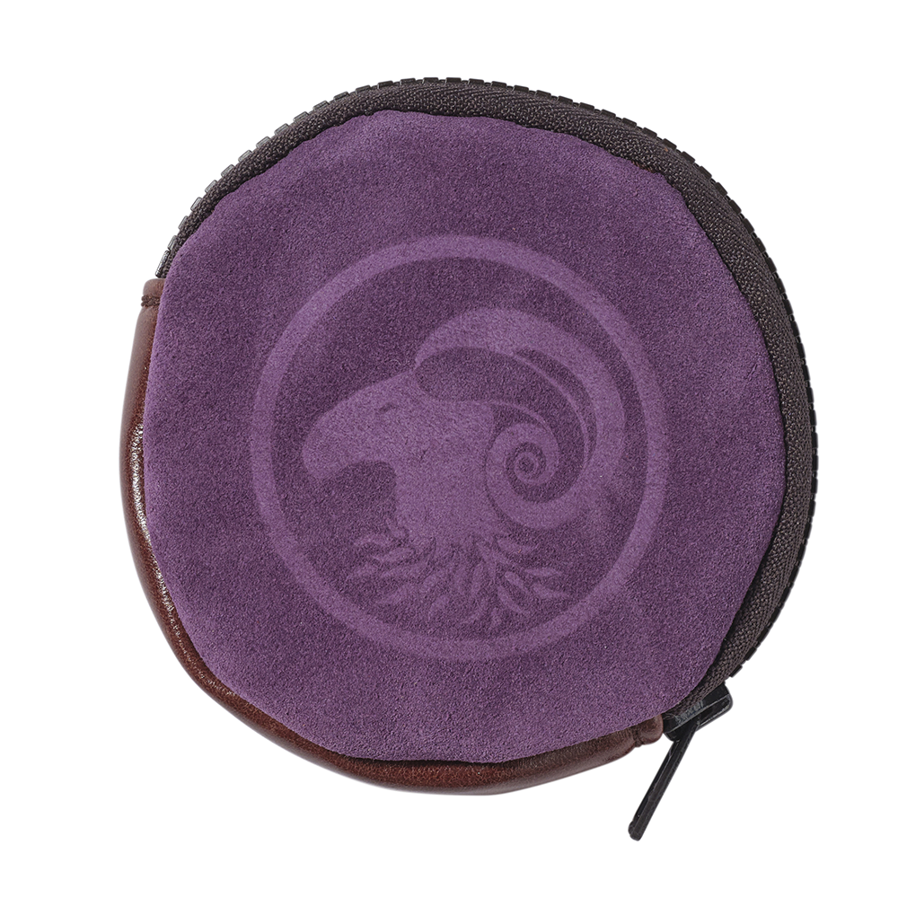 Round Suede Purse (in 13 colours)