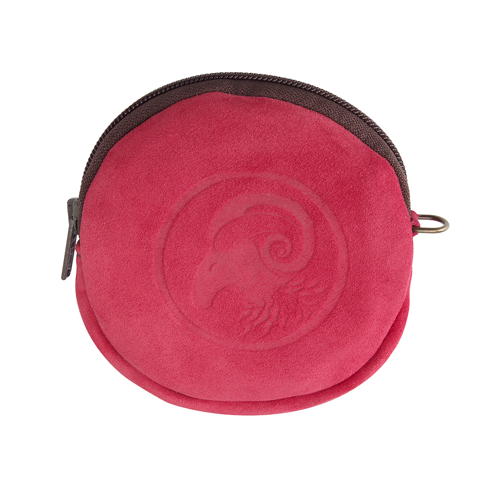 Round Suede Purse (in 13 colours)
