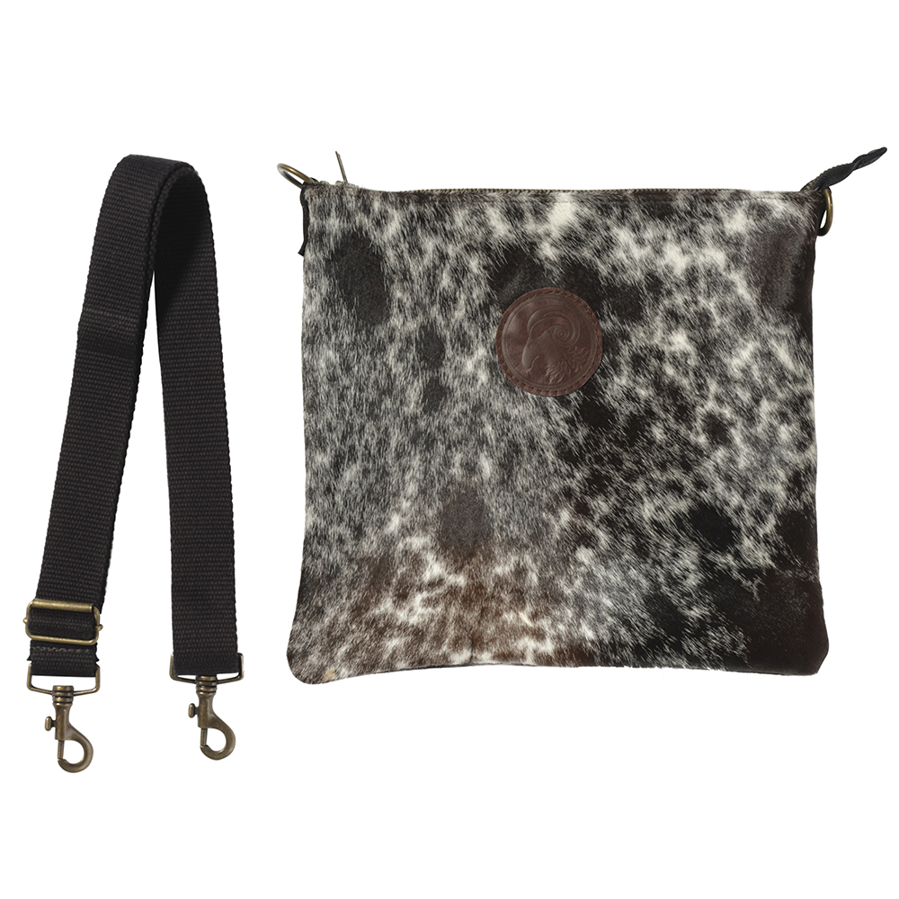 Speckled Cow Hide Messenger