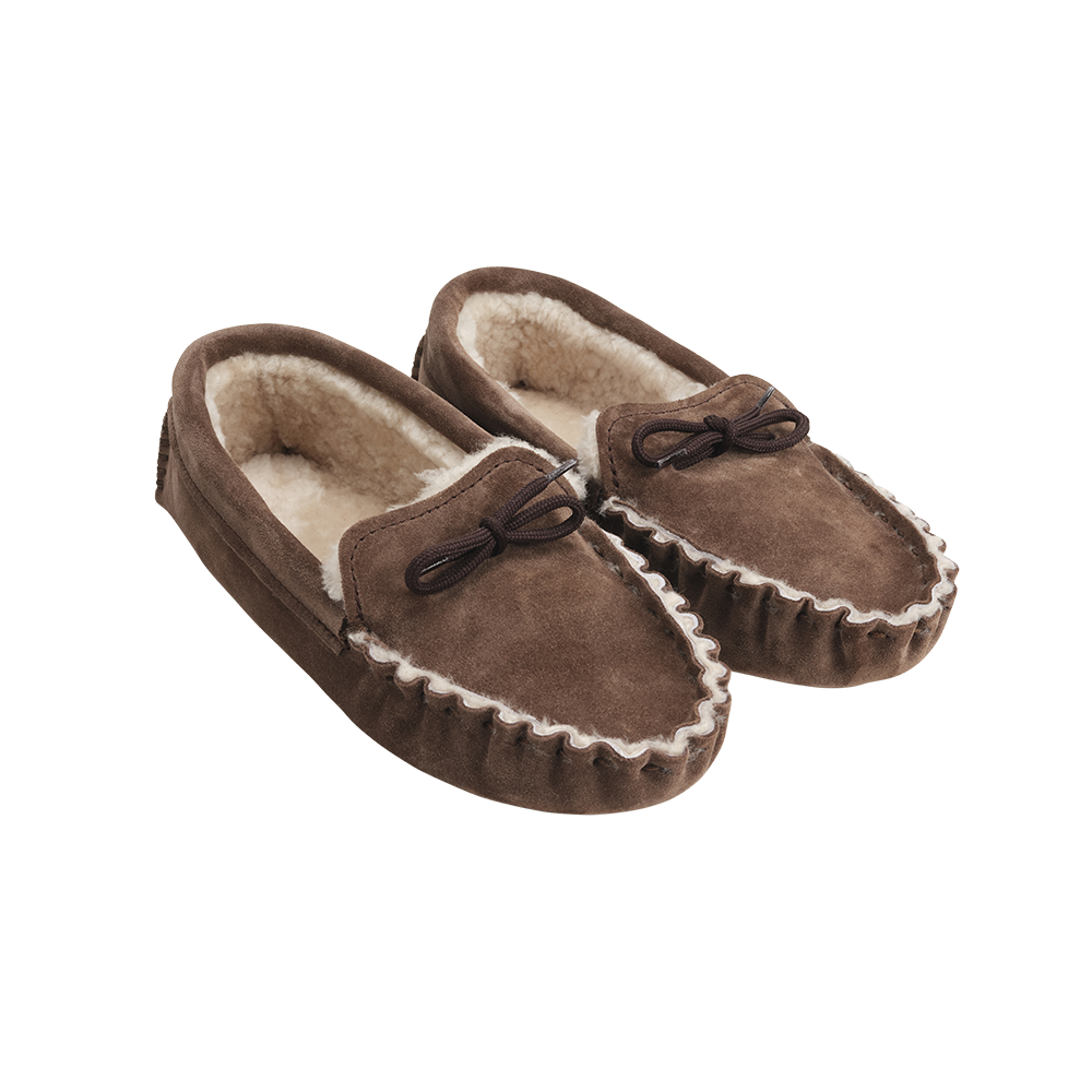 Suede Moccasin Slipper