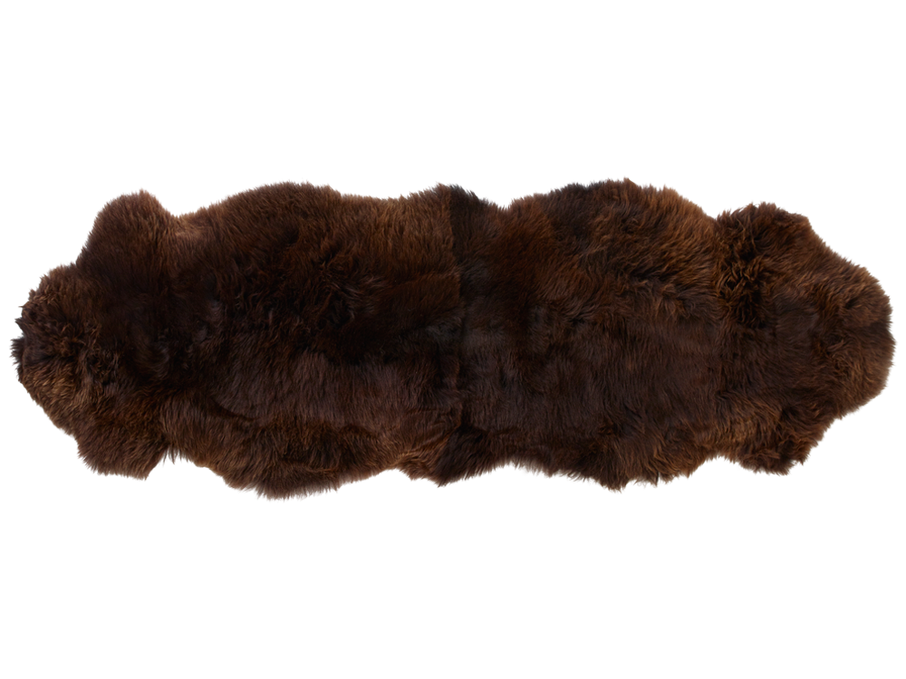 Rare Breed Brown Sheepskin Rug