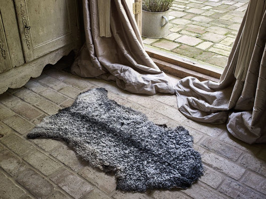 Luxury Gotland Sheepskin in Grey Tones