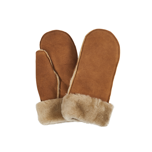 Luxury Long Cuff Sheepskin Mitten (in two colours)