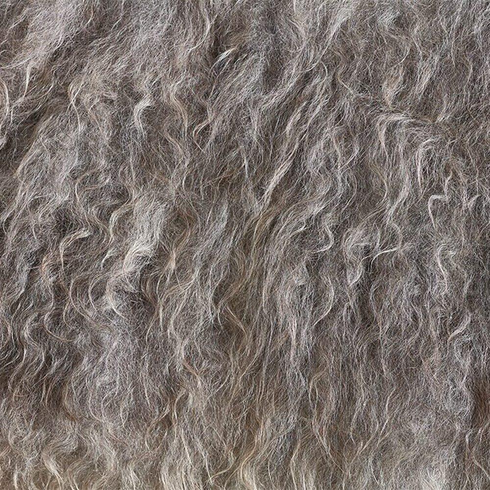 Luxury Norwegian Grey Pelssau Sheepskin