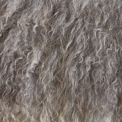 Luxury Norwegian Grey Pelssau Sheepskin