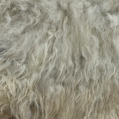 Luxury Norwegian Grey Pelssau Sheepskin