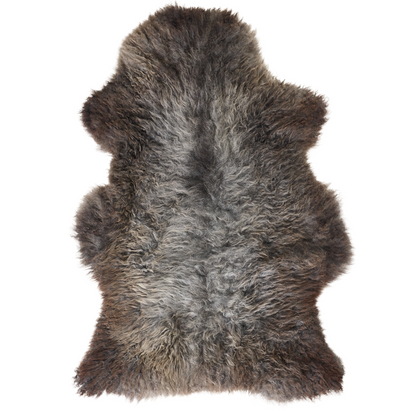 Luxury Norwegian Grey Pelssau Sheepskin