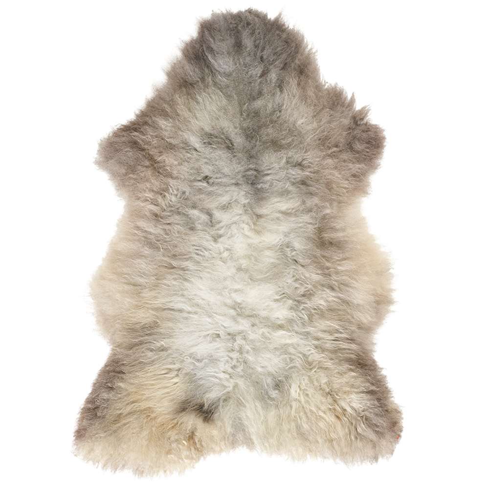 Luxury Norwegian Grey Pelssau Sheepskin