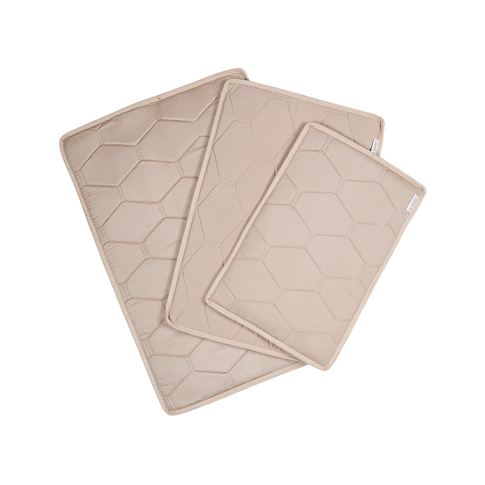 Rectangular Sheepskin Dog Bed In Cream