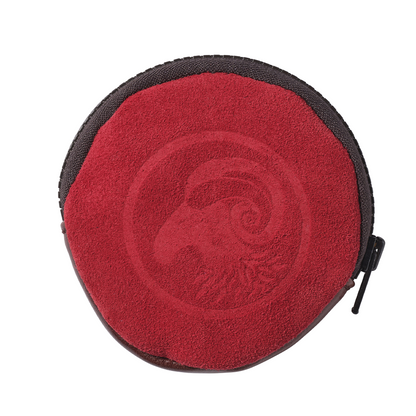 Round Suede Purse (in 13 colours)