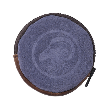 Round Suede Purse (in 13 colours)