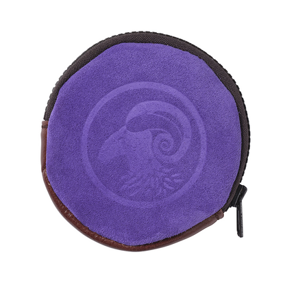 Round Suede Purse (in 13 colours)