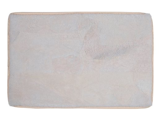 Rectangular Sheepskin Dog Bed In Cream